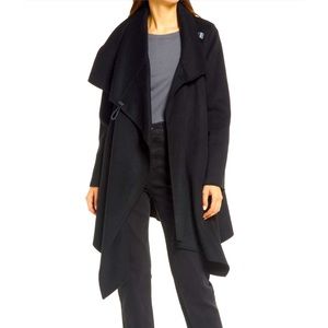NWT All saints black wool asymmetrical monument coat sz 0 Host Pick!!